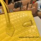 Hermes Birkin25 Crocodile Niloticus M9 / mimosa Gold Hardware Full Handmade 010