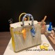 Hermes Birkin25 Crocodile Niloticus 80/Pearl Grey&16 /Taupe Grey Gold Hardware Full Handmade 011