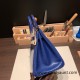 Hermes Birkin 25cm Lizard 73 /Blue Saphir Gold Hardware Full Handmade 030