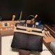 Hermes Birkin 25cm Lizard 89 /Black Gold Hardware Full Handmade 032