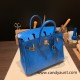 Hermes Birkin 25cm Lizard T7/Blue Hydra Gold Hardware Full Handmade 033