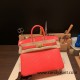 Hermes Birkin 25cm Lizard T5/Rose Jaipur Gold Hardware Full Handmade 036