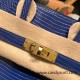 Hermes Birkin 25cm Lizard M3 /Blue Encre Gold Hardware Full Handmade 037