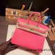 Hermes Birkin 25cm Epsom U5 /Rose Lipstick Gold Hardware Full Handmade 044