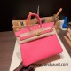 Hermes Birkin 25cm Epsom U5 /Rose Lipstick Gold Hardware Full Handmade 044