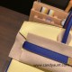 Hermes Birkin 25cm Epsom 1Z/ Jaune Poussin & 7T /Blue Electric Gold Hardware Full Handmade 053