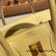 Hermes Birkin 25cm swift 1Z/Jaune Poussin Gold Hardware Full Handmade 070