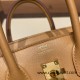 Hermes Birkin 25cm swift 4B/Biscui Gold Hardware Full Handmade 076