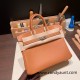 Hermes Birkin 25cm swift 37/Gold Silver Hardware Full Handmade 078