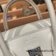 Hermes Birkin 25cm swift 80 Pearl Grey Silver Hardware Full Handmade 080