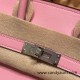 Hermes Birkin 25cm swift 5P /Pink Silver Hardware Full Handmade 082