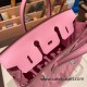 Hermes Birkin 25cm swift 5P /Pink Silver Hardware Full Handmade 082