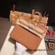 Hermes Birkin 25cm togo 37/Gold Silver Hardware Full Handmade 087