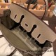 Hermes Birkin 25cm togo 18 /Étoupe Grey Silver Hardware Full Handmade 091