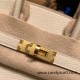 Hermes Birkin 25cm togo 10 /Craie Gold Hardware Full Handmade 096