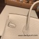 Hermes Birkin 25cm togo 10 /Craie Gold Hardware Full Handmade 096