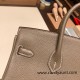 Hermes Birkin 25cm togo 18 /Étoupe Grey Gold Hardware Full Handmade 100