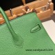 Hermes Birkin 25cm togo 6G/ PELOUSE Silver Hardware Full Handmade 102