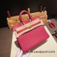 Hermes Birkin 25cm togo B5 /Ruby Gold Hardware Full Handmade 104