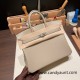 Hermes Birkin 25cm togo 81 /Gris Tourterelle Gold Hardware Full Handmade 111