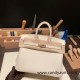 Hermes Birkin 25cm togo 10/ Craie  Rose Gold  Hardware Full Handmade 123