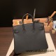 Hermes Birkin 25cm togo 89/ Black Gold Hardware Full Handmade 131