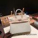 Hermes Birkin 25cm togo new stock Birkin 80/Pearl Grey Silver Hardware Full Handmade 141