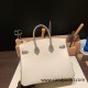 Hermes Birkin 25cm togo new stock Birkin 10 /Craie & M8 /Gris Asphalt Full Handmade 142