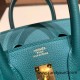 Hermes Birkin 25cm togo Z6 /Malachite Gold Hardware Full Handmade 149