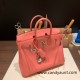 Hermes Birkin 25cm togo K4 /Rose d’ete Silver Hardware Full Handmade 152