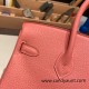 Hermes Birkin 25cm togo K4 /Rose d’ete Gold Hardware Full Handmade 153