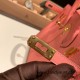 Hermes Birkin 25cm togo K4 /Rose d’ete Gold Hardware Full Handmade 153