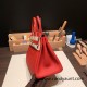 Hermes Birkin 25cm togo S3 /Rouge Cœur Gold Hardware Full Handmade 157