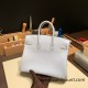 Hermes Birkin 25cm togo 7R /Azur Gold Hardware Full Handmade 163