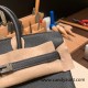 Hermes Birkin 25cm togo 88/ Graphite Silver Hardware Full Handmade 164