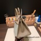 Hermes Birkin 25cm Chevre 80 /Pearl Grey&18/Étoupe Grey  Gold Hardware Full Handmade 169