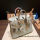 Hermes Birkin 25cm Chevre 80 /Pearl Grey&18/Étoupe Grey  Gold Hardware Full Handmade 169