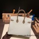 Hermes Birkin 25cm Chevre 80 /Pearl Grey& 18/Étoupe Grey Silver Hardware Full Handmade 170