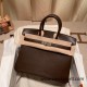 Hermes Birkin 25cm Chevre 41/Havane & 37 /Gold Gold Hardware Full Handmade 171