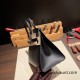 Hermes Birkin25 sellier Epsom 89 Black (Noir)Full Handmade birkin25-w013