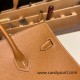 Hermes Birkin25 sellier Epsom 37 Gold Full Handmade birkin25-w014