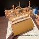 Hermes Birkin25 sellier Epsom U8 Bronze Dore Full Handmade birkin25-w017