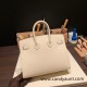 Hermes Birkin25 sellier Epsom I2 Nata Full Handmade birkin25-w022