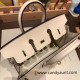 Hermes Birkin25 sellier Epsom I2 Nata Full Handmade birkin25-w022