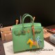 Hermes Birkin25 sellier Epsom 3I Vert Criquet Full Handmade birkin25-w027