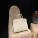 Birkin25 sellier Epsom 10/ Craie Silver Hardware Full Handmade