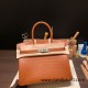 Hermes Birkin 30cm Matta Crocodile 37/ Gold Silver Hardware  Full Handmade birkin30-006