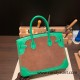 Hermes Birkin 30cm swift& chamois 1K /Bambou & 37/ Gold Silver Hardware  Full Handmade birkin30-009