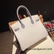 Hermes Birkin 30cm Ostrich 8L/Beton& R2 /Blue AgateGold Hardware  Full Handmade birkin30-014