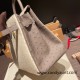 Hermes Birkin 30cm Ostrich M8/Gris Asphalt & 3C /Parchemin Gold Hardware  Full Handmade birkin30-015